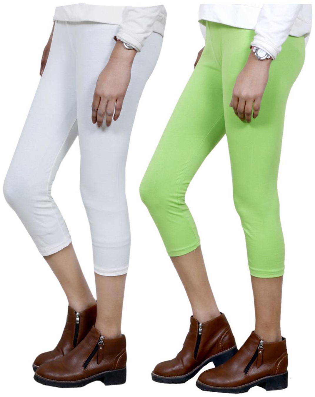 

IndiWeaves Girls Cotton Capri Combo-2