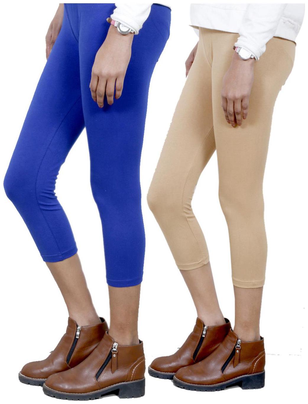 

IndiWeaves Girls Cotton Capri Combo-2