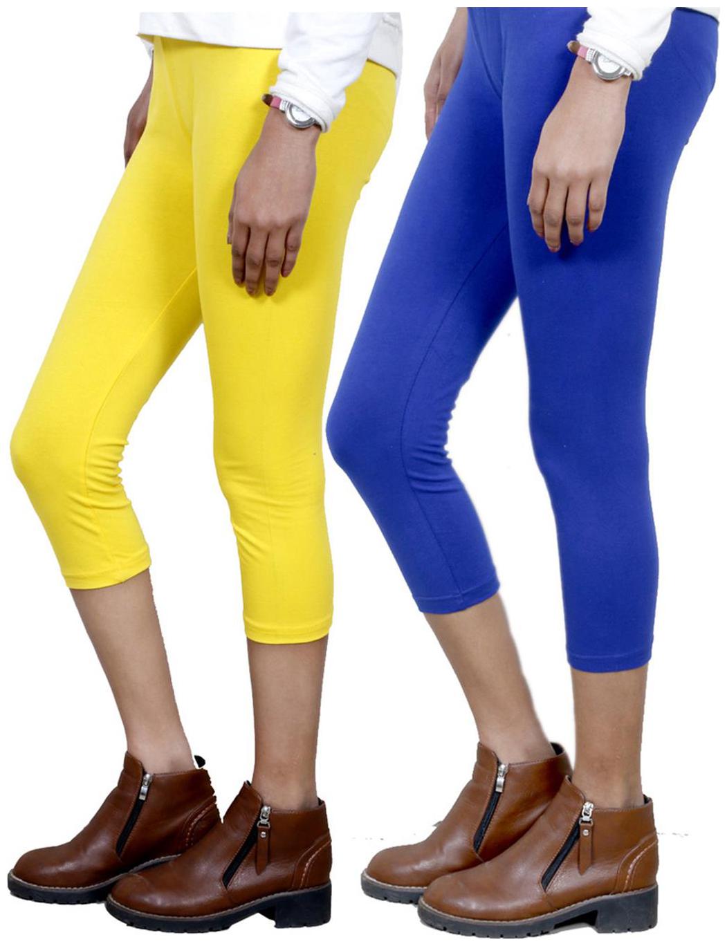 

IndiWeaves Girls Cotton Capri Combo-2