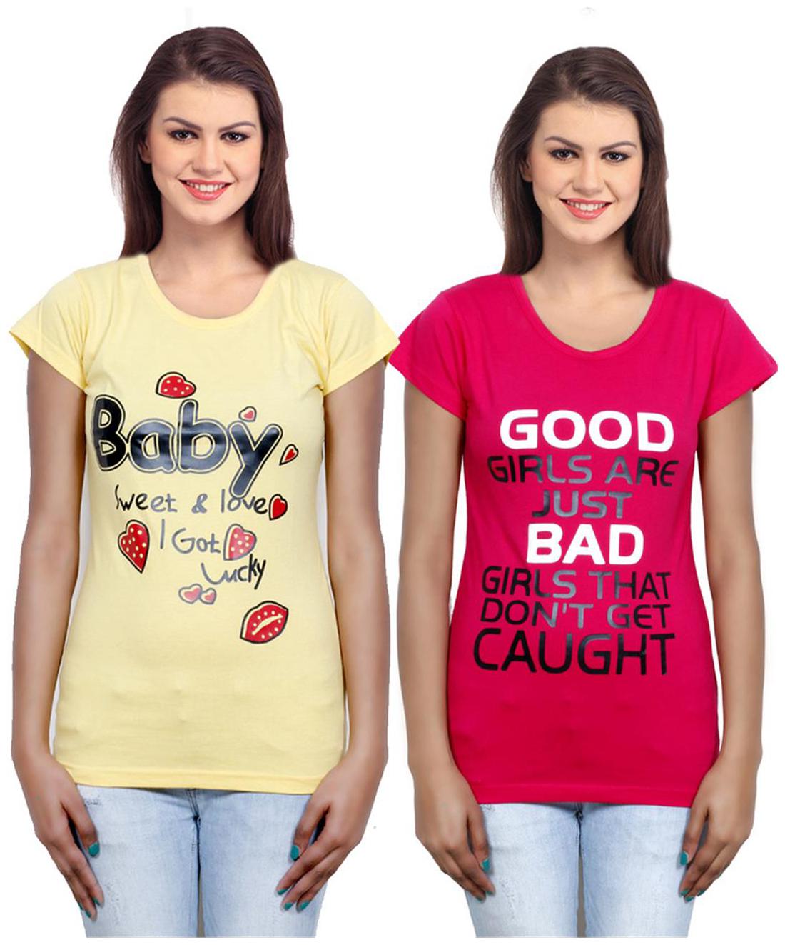 

IndiWeaves Girls Cotton Top Combo-2
