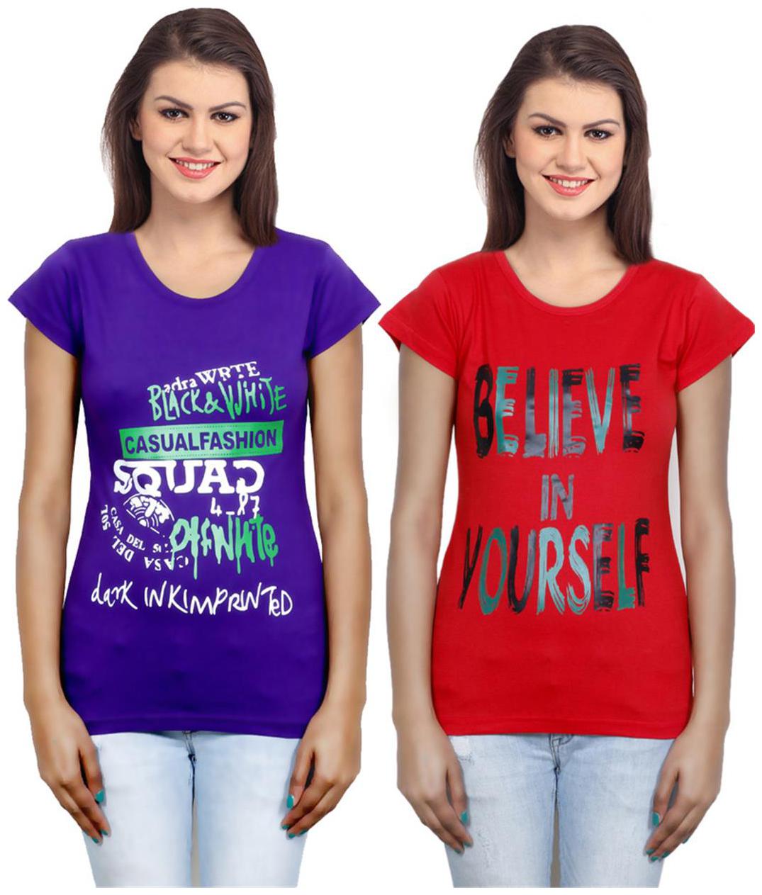 

IndiWeaves Girls Cotton Top Combo-2
