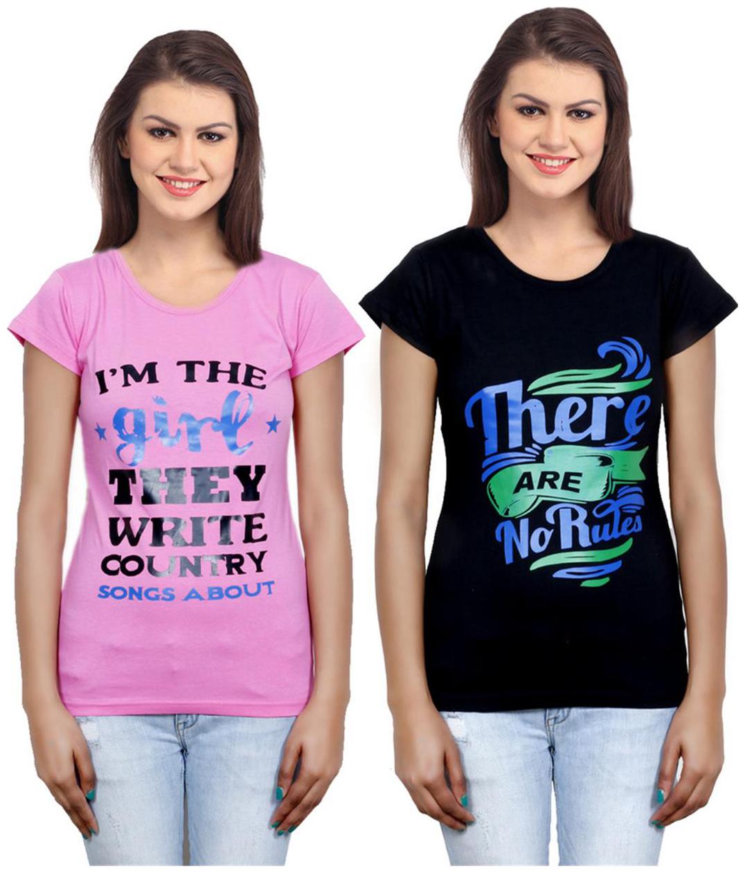 

IndiWeaves Girls Cotton Top Combo-2