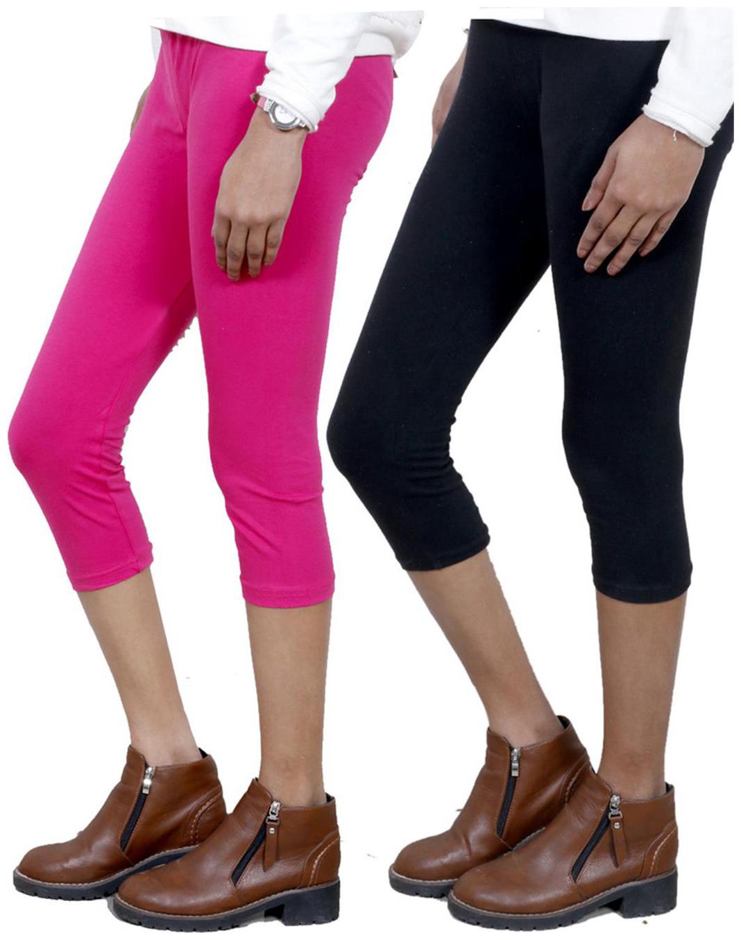

IndiWeaves Girls Cotton Capri Combo-2
