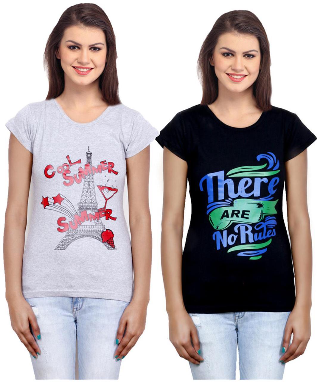 

IndiWeaves Girls Cotton Top Combo-2