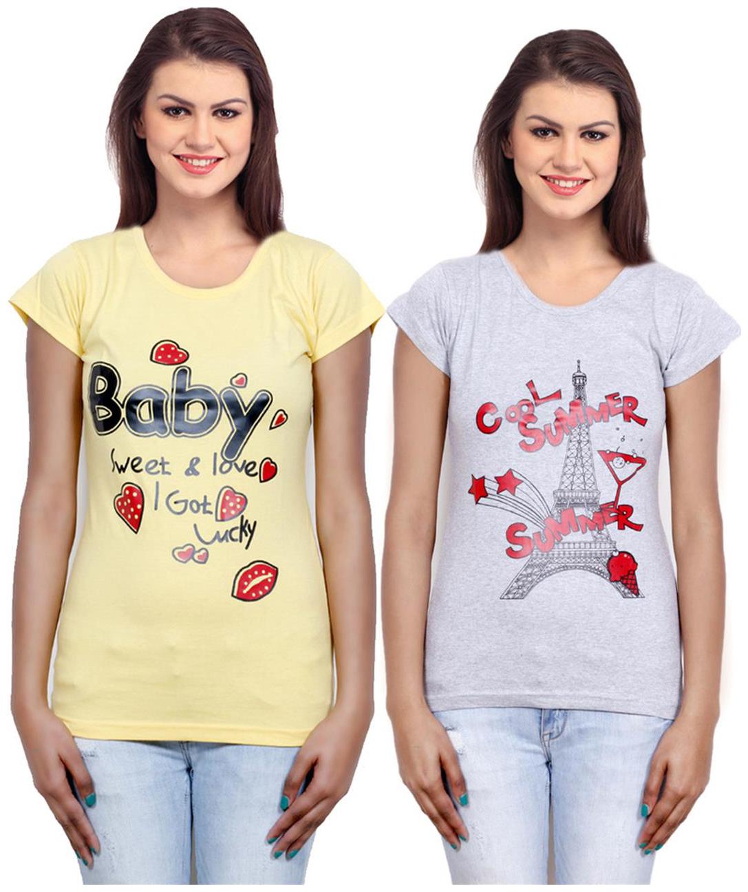 

IndiWeaves Girls Cotton Top Combo-2
