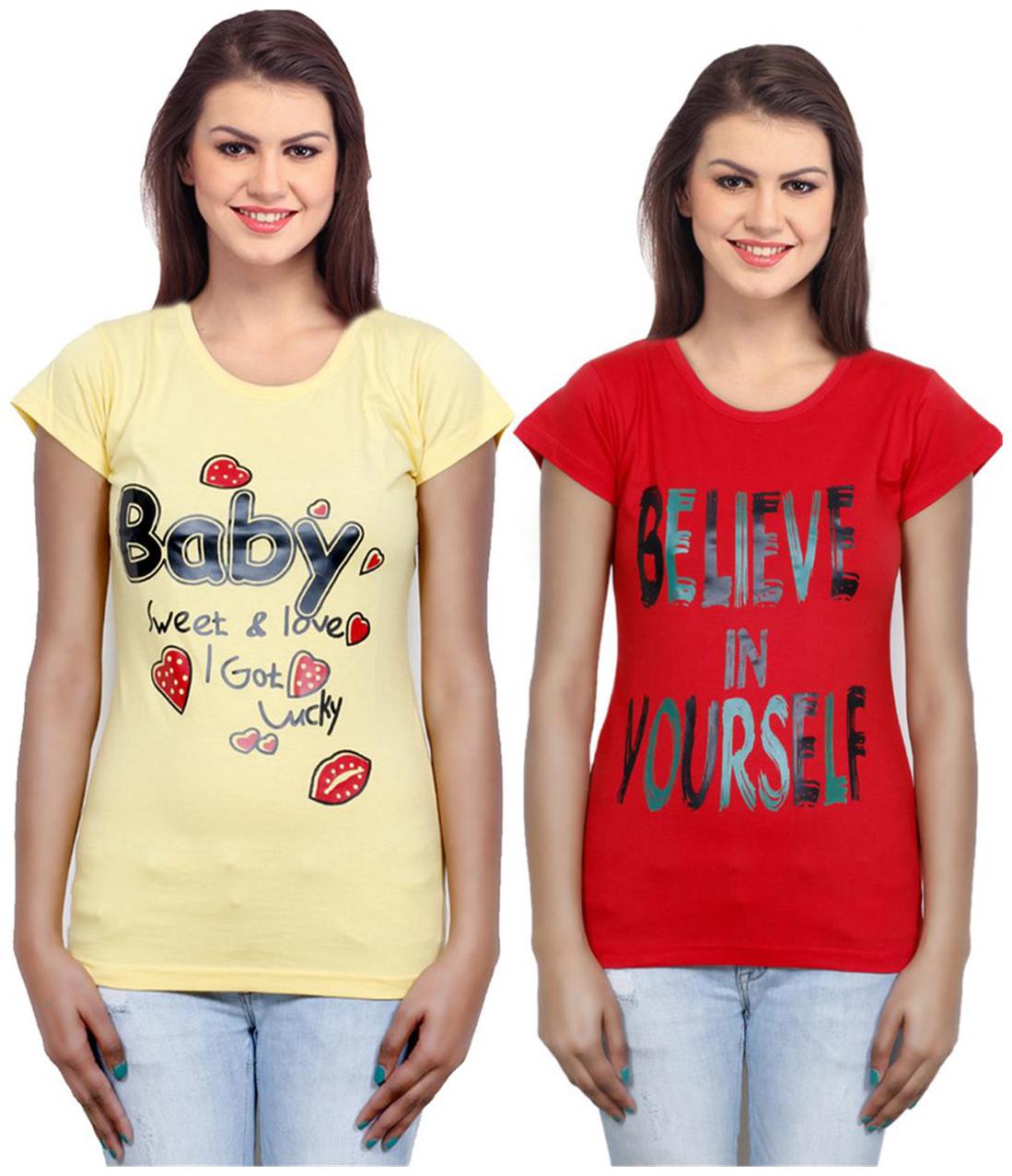 

IndiWeaves Girls Cotton Top Combo-2
