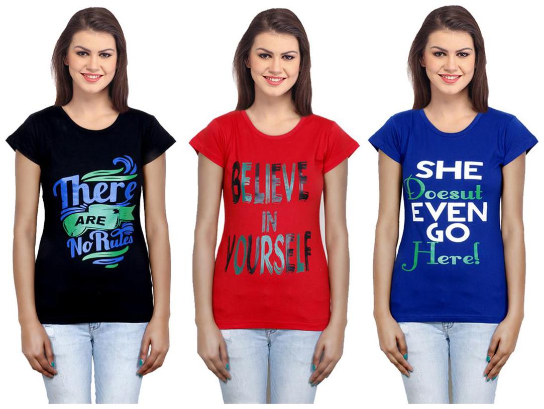 

IndiWeaves Girls Cotton Top Combo-3