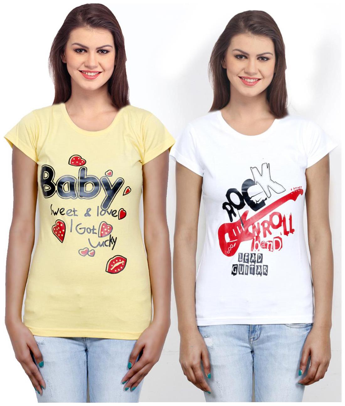 

IndiWeaves Girls Cotton Top Combo-2