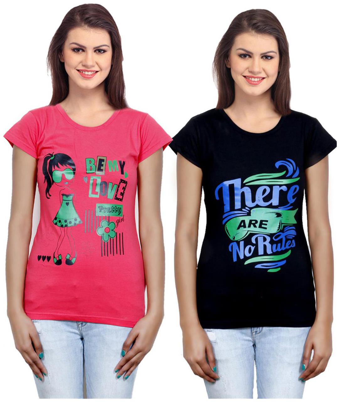 

IndiWeaves Girls Cotton Top Combo-2