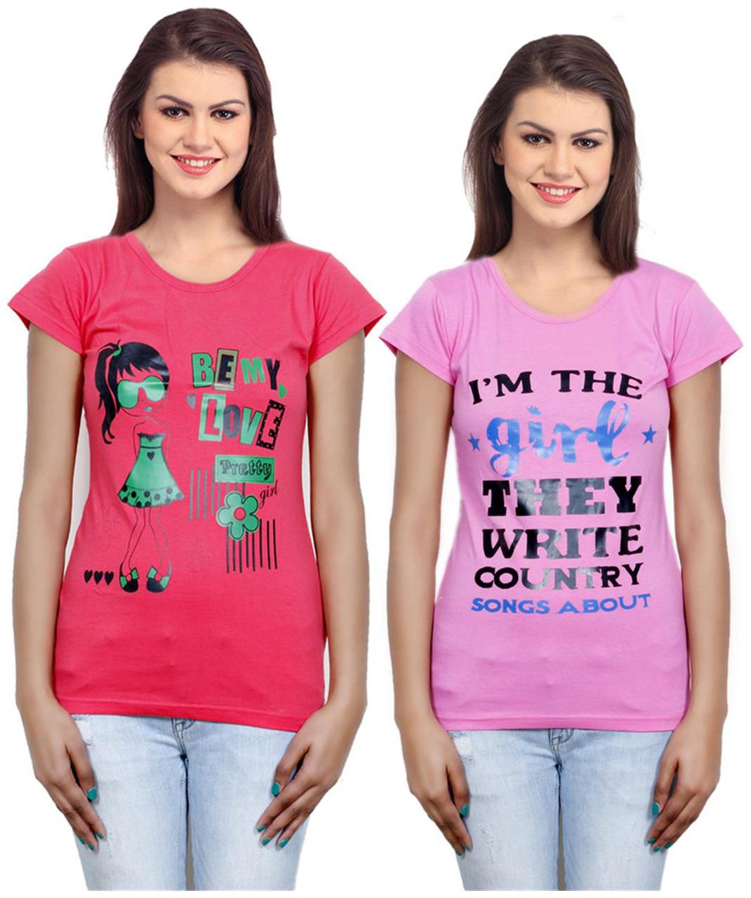 

IndiWeaves Girls Cotton Top Combo-2