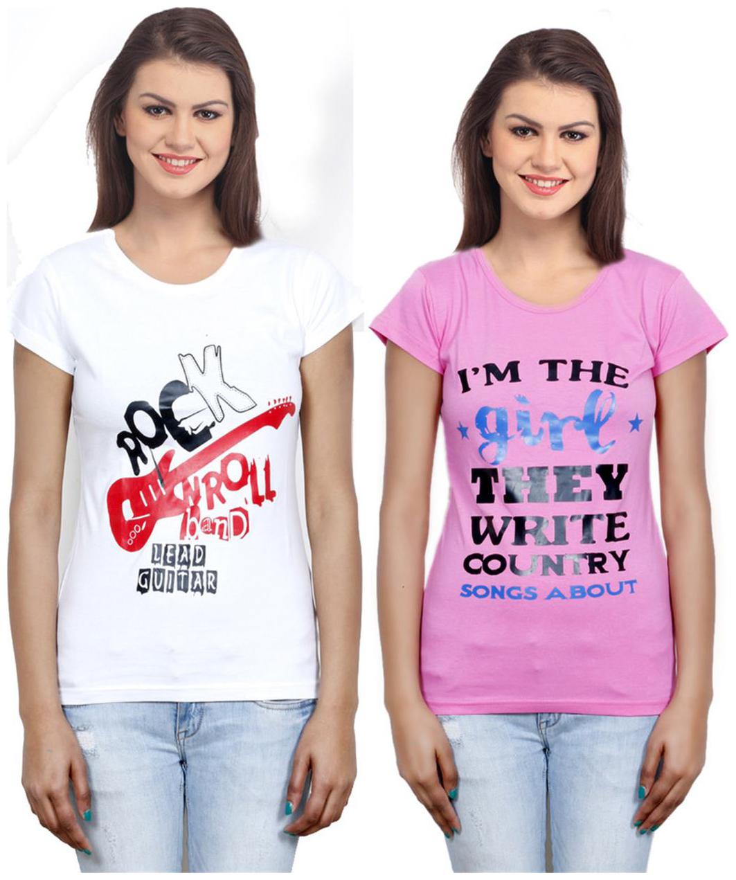 

IndiWeaves Girls Cotton Top Combo-2