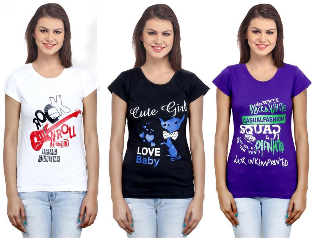

IndiWeaves Girls Cotton Top Combo-3