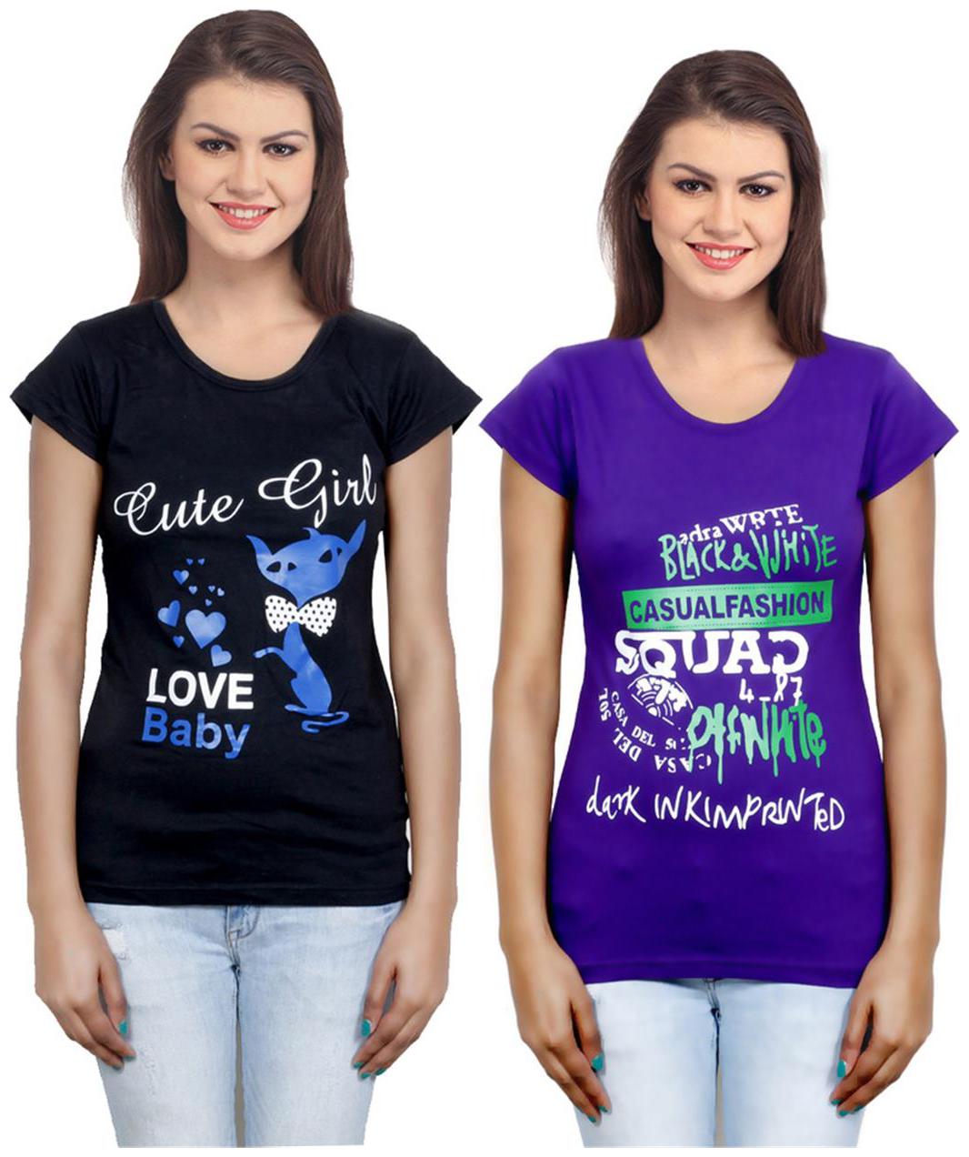 

IndiWeaves Girls Cotton Top Combo-2