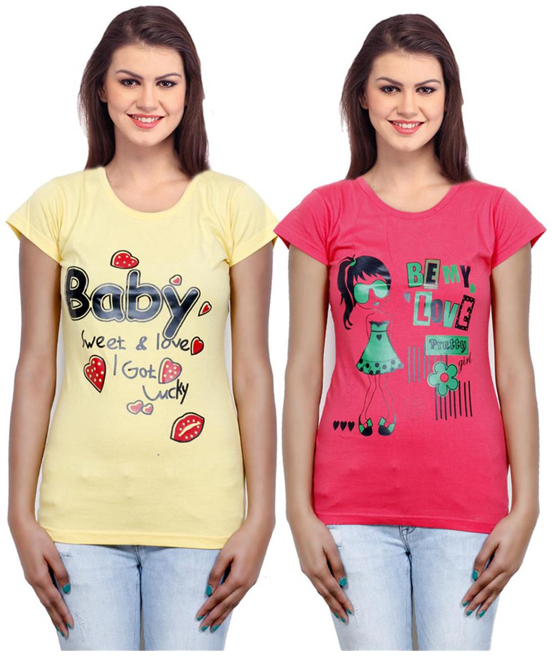 

IndiWeaves Girls Cotton Top Combo-2