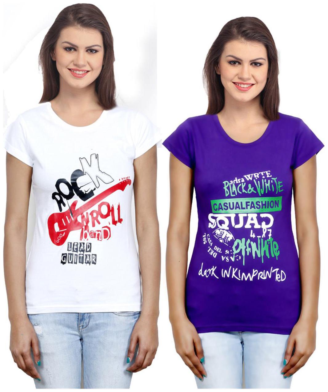 

IndiWeaves Girls Cotton Top Combo-2