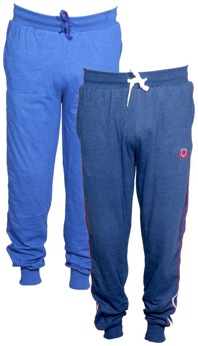 

IndiWeaves Men s Premium Cotton Lower Track Pants with 1 Zipper Pocket and 1 Open Pocket (Pack of 2) Blue Blue 40
