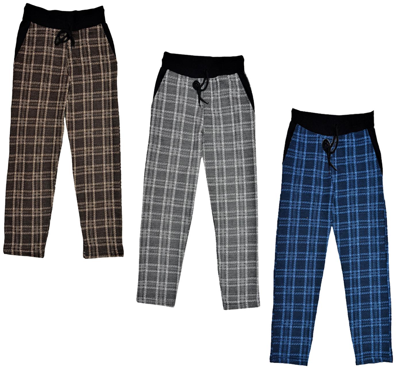 

IndiWeaves Men Super Warm Woolen Lowers Pyjama for Winters Pack of 3