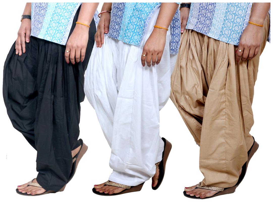 

IndiWeaves Multicolor Pack Of 3 Salwar