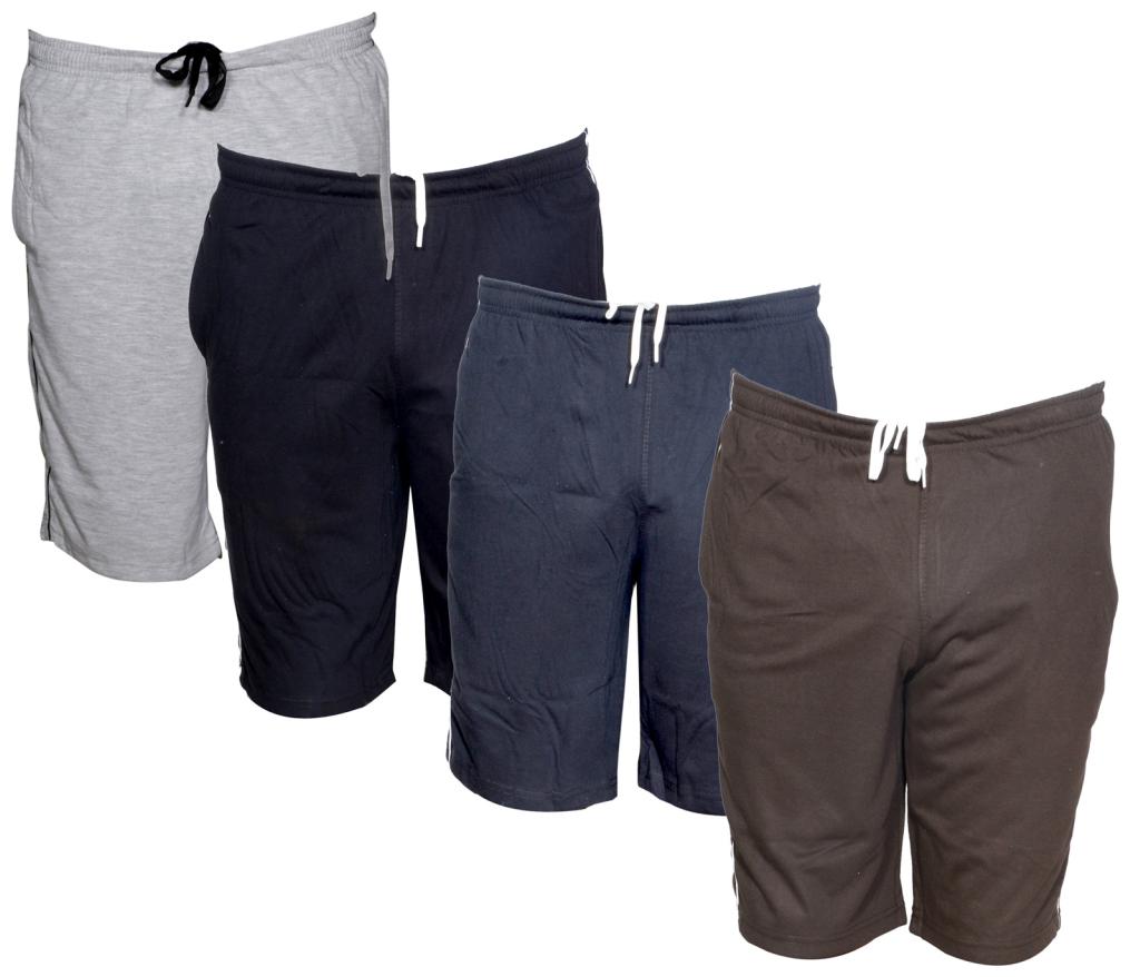

IndiWeaves Men s Regular Fit Shorts (Pack of -4) Grey Black Blue Brown 42