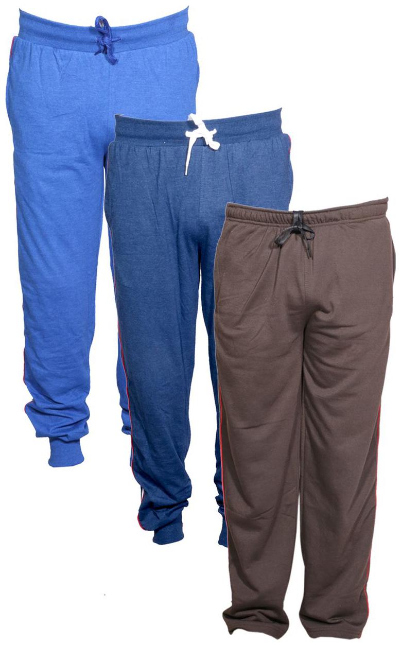 

IndiWeaves Men s Premium 2 Cotton and 1 Warm Wollen Lower Track Pants with 1 Zipper Pocket and 1 Open Pocket For Winter (Pack of-3)