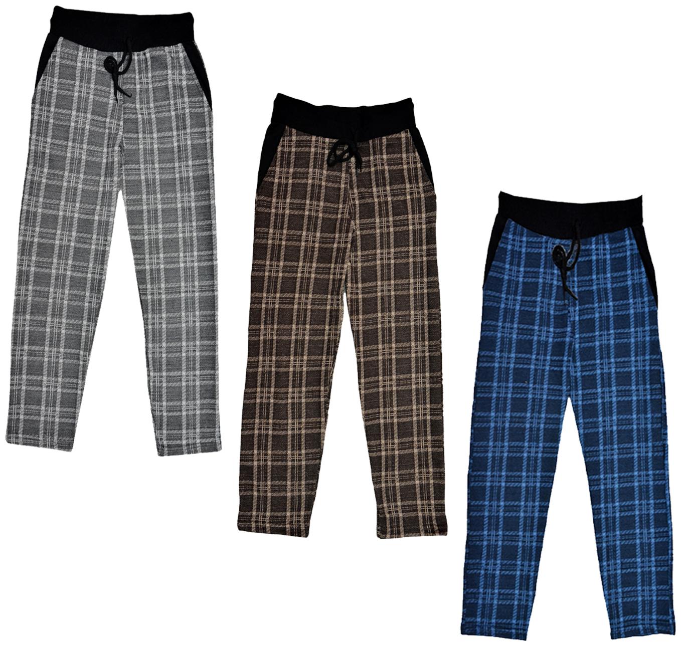 

IndiWeaves Men Super Warm Woolen Lowers Pyjama for Winters Pack of 3