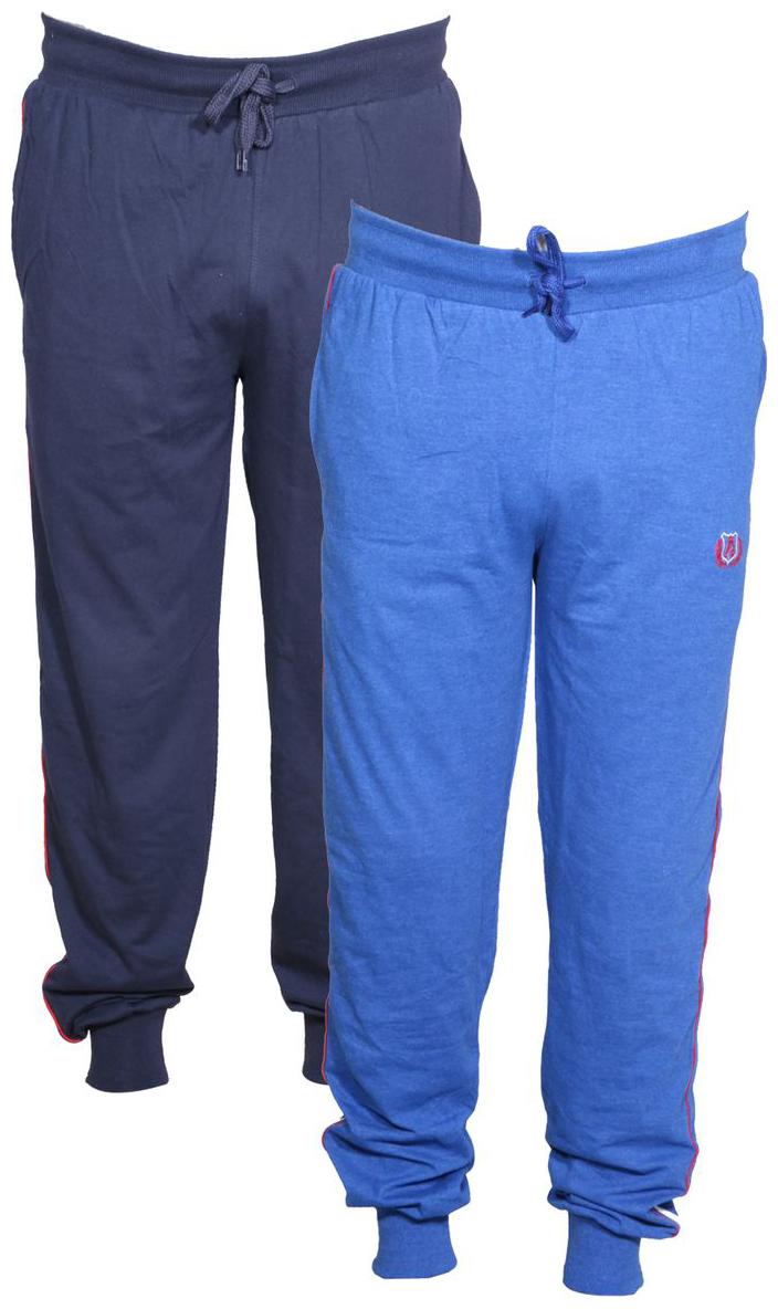 

Indiweaves Men Blue Solid Regular fit Track pants