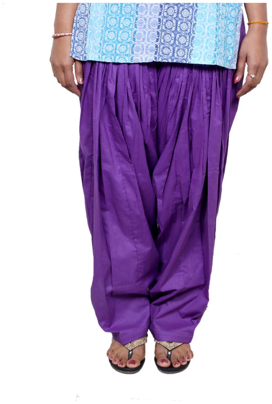 

IndiWeaves Purple Salwar