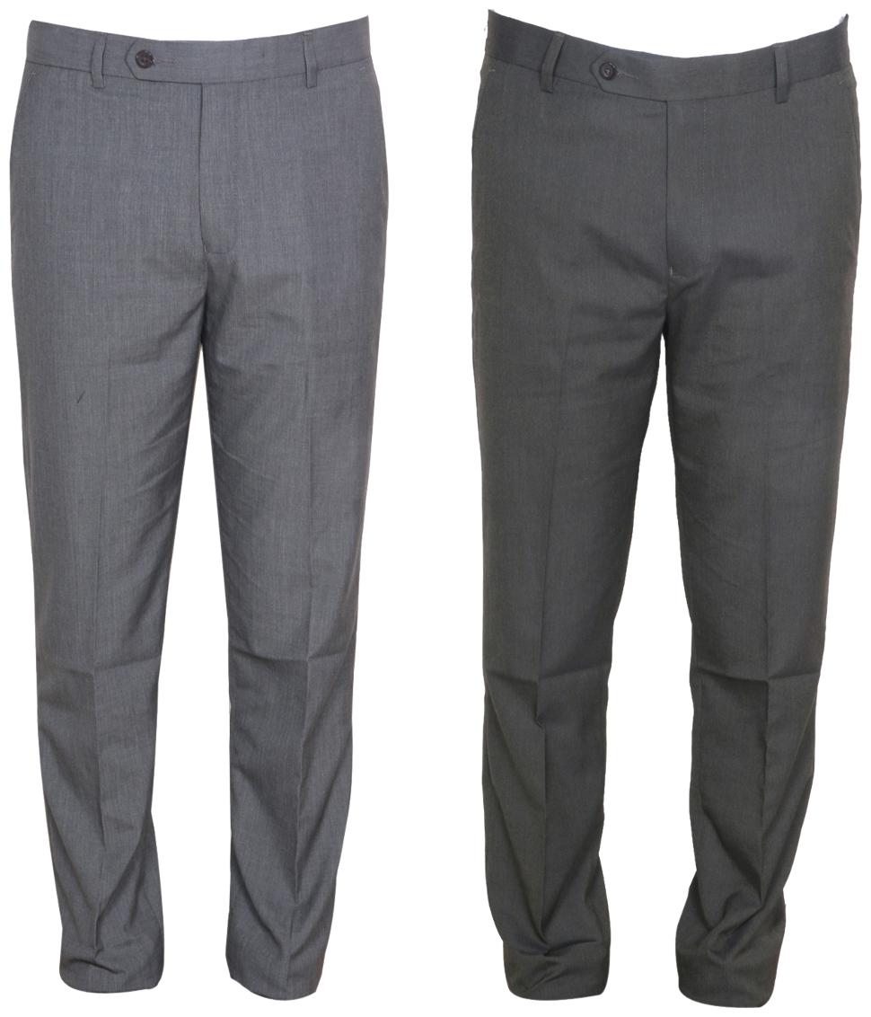

Indiweaves Men Solid Regular Fit Formal Trouser - Grey