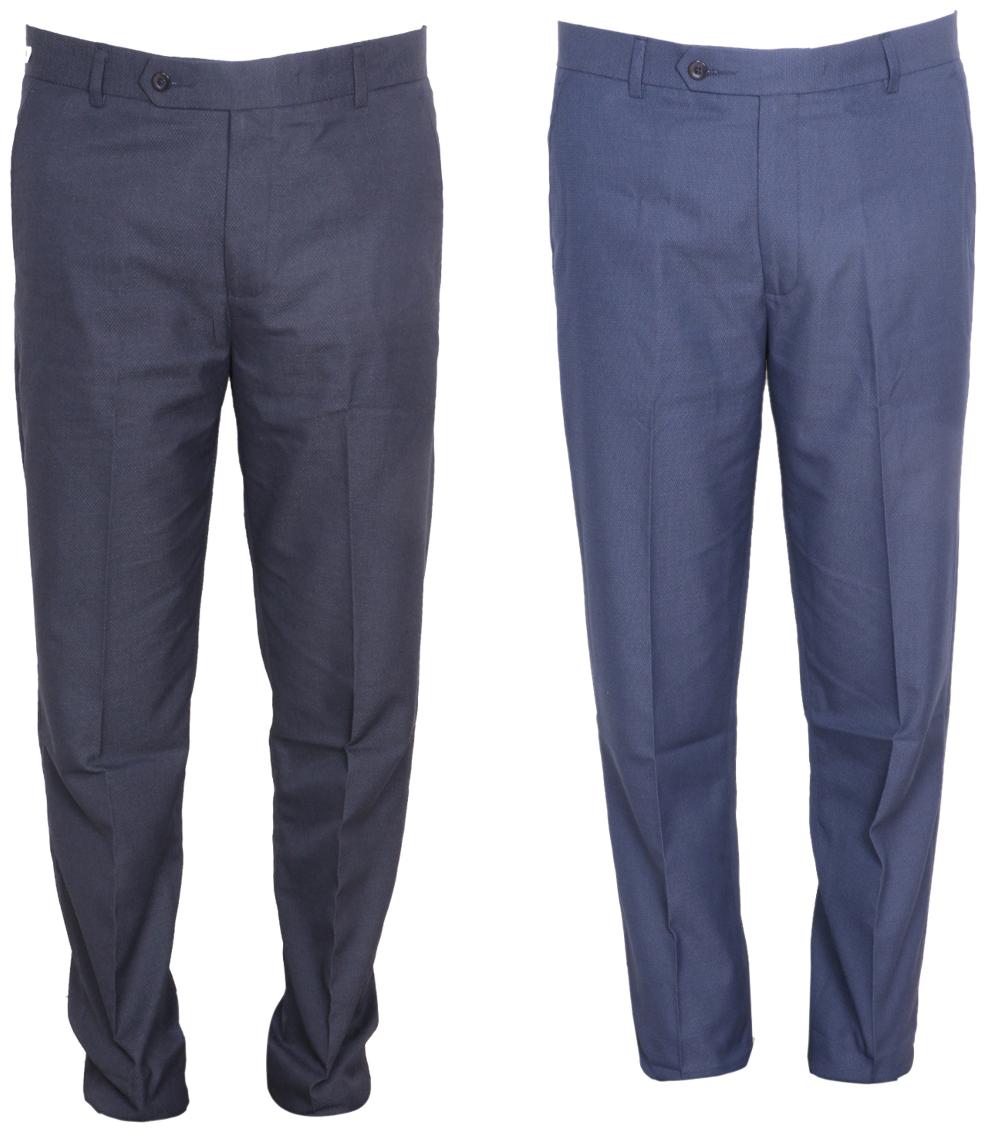

Indiweaves Men Solid Regular Fit Formal Trouser - Multi