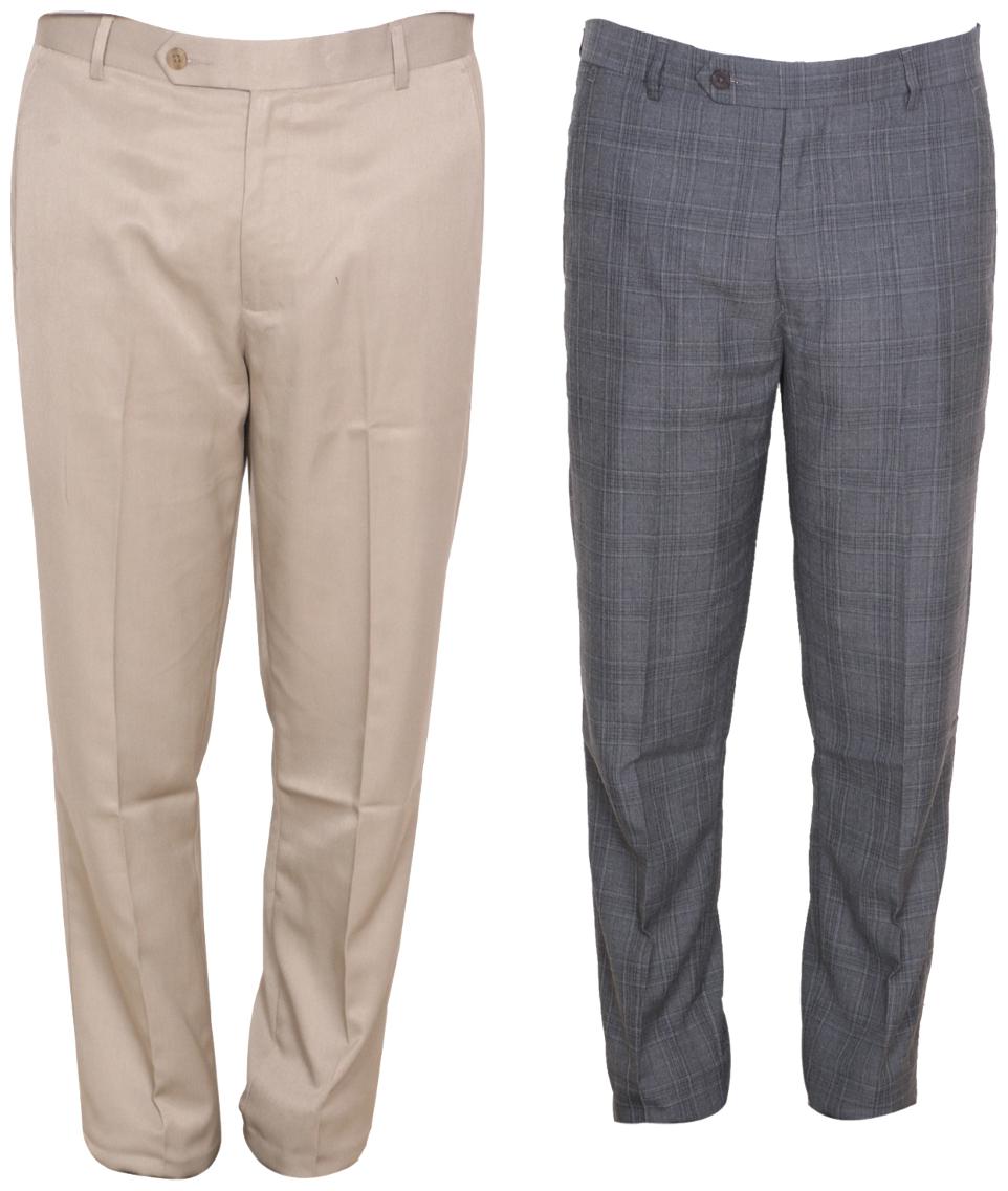 

Indiweaves Men Solid Regular Fit Formal Trouser - Multi