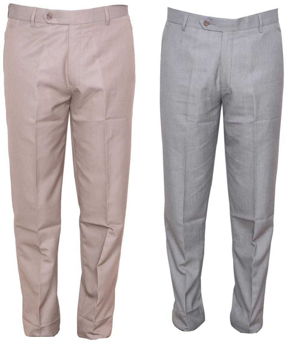 

Indiweaves Men Solid Regular Fit Formal Trouser - Multi