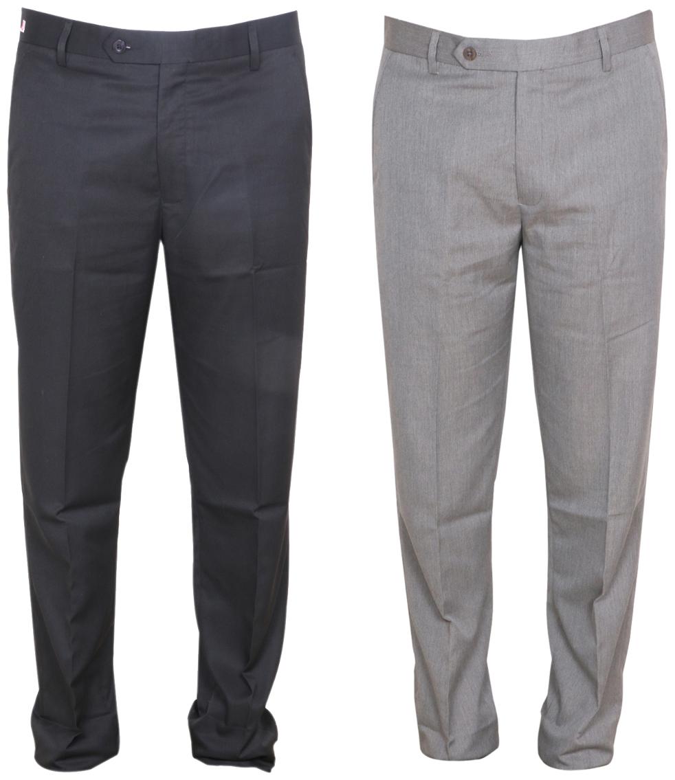 

Indiweaves Men Solid Regular Fit Formal Trouser - Multi