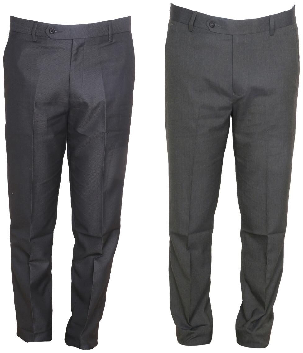 

Indiweaves Men Solid Regular Fit Formal Trouser - Multi