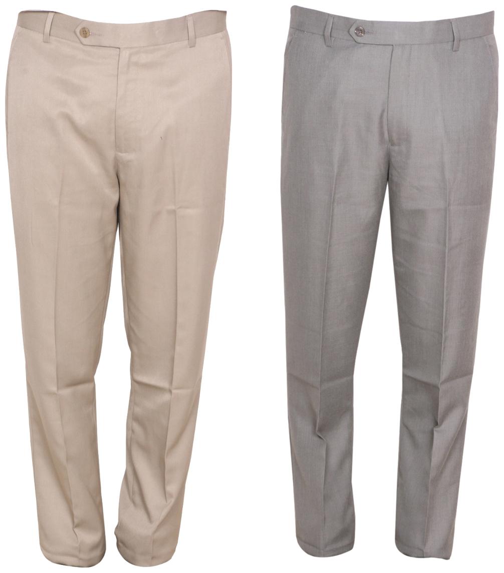 

Indiweaves Men Solid Regular Fit Formal Trouser - Multi