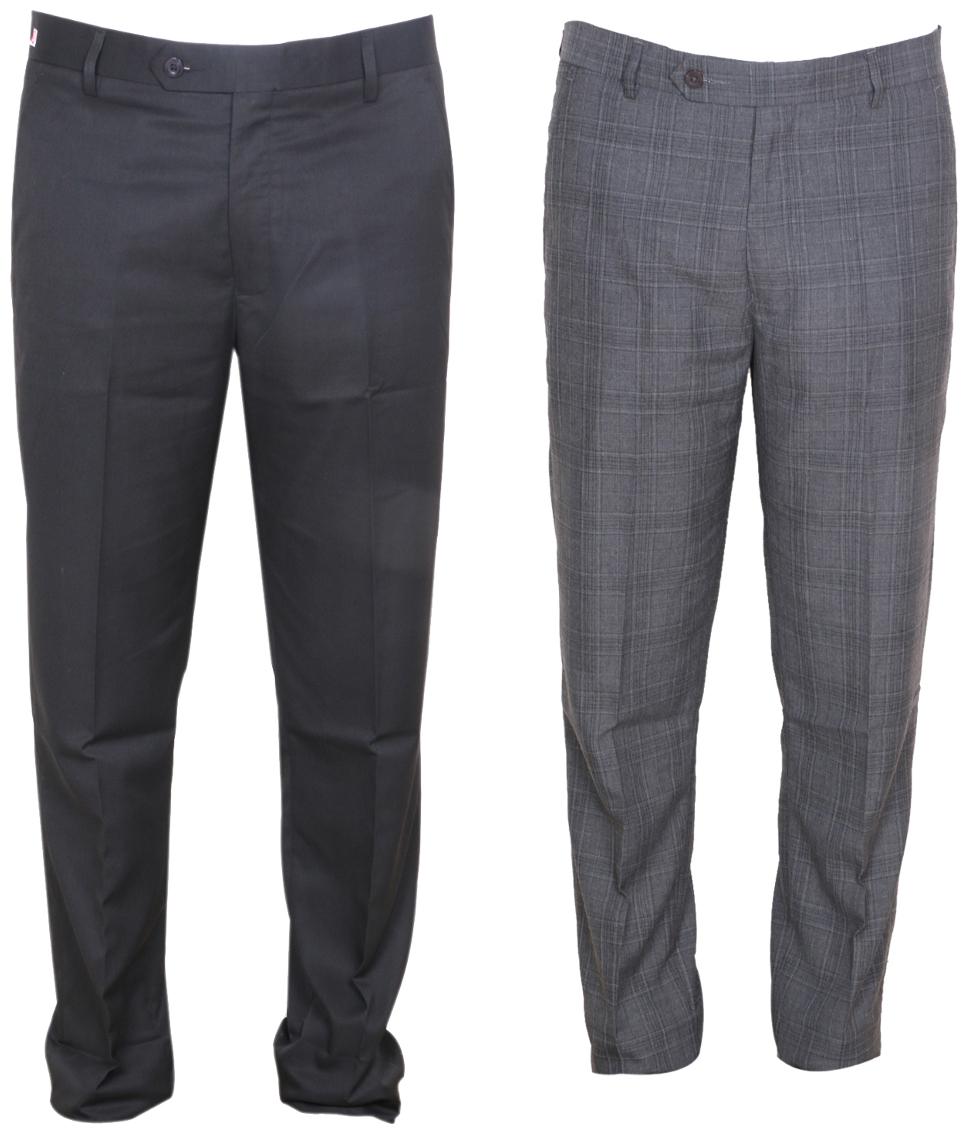 

Indiweaves Men Solid Regular Fit Formal Trouser - Multi