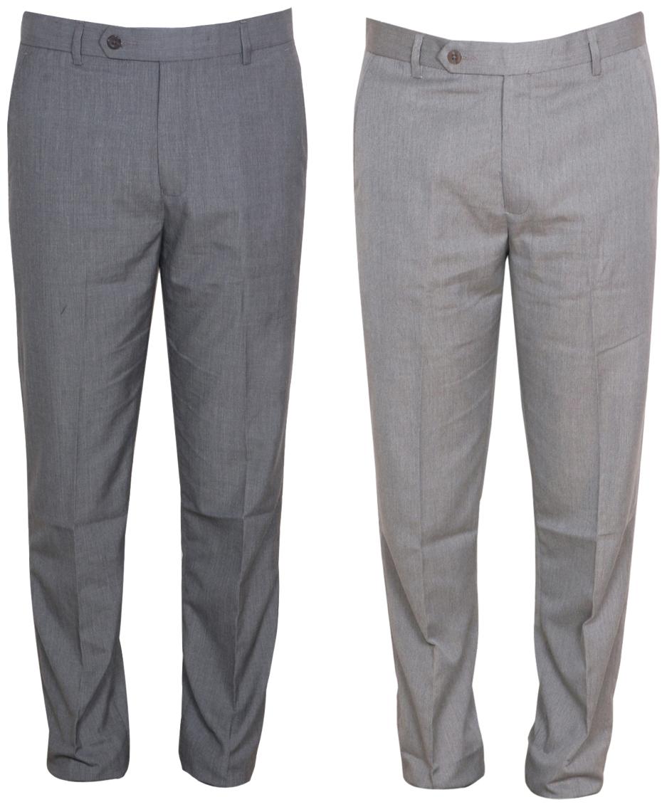 

Indiweaves Men Solid Regular Fit Formal Trouser - Multi