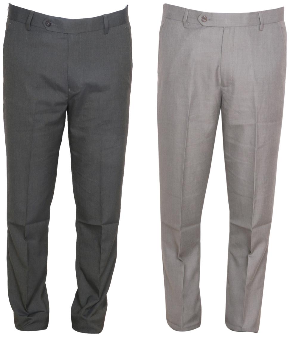 

Indiweaves Men Solid Regular Fit Formal Trouser - Multi