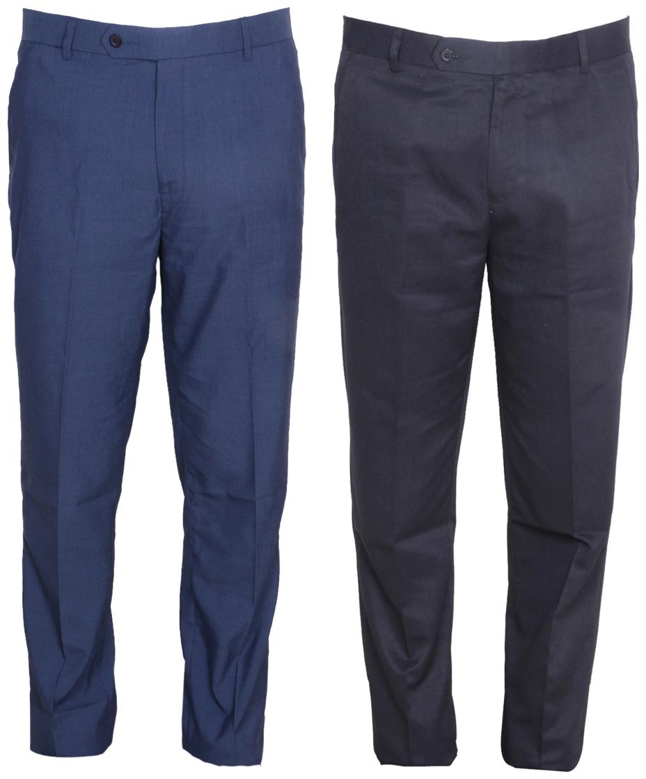 

Indiweaves Men Solid Regular Fit Formal Trouser - Multi