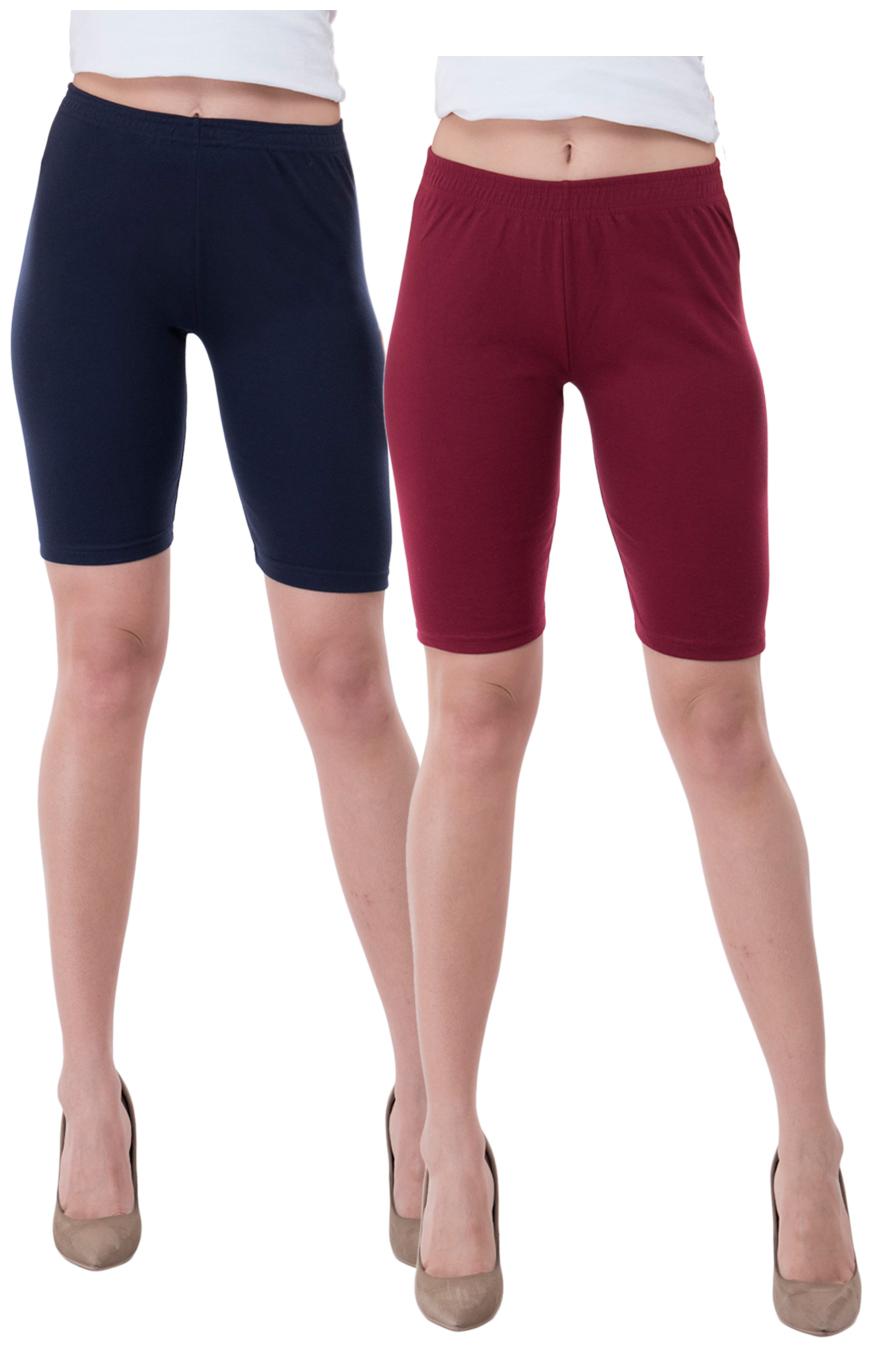 

Indiweaves Women Solid Regular shorts - Multi