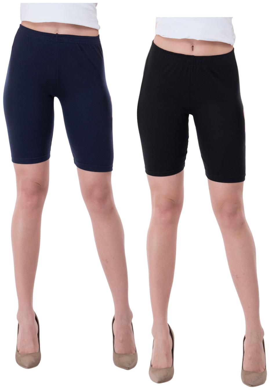 

Indiweaves Women Solid Regular shorts - Multi