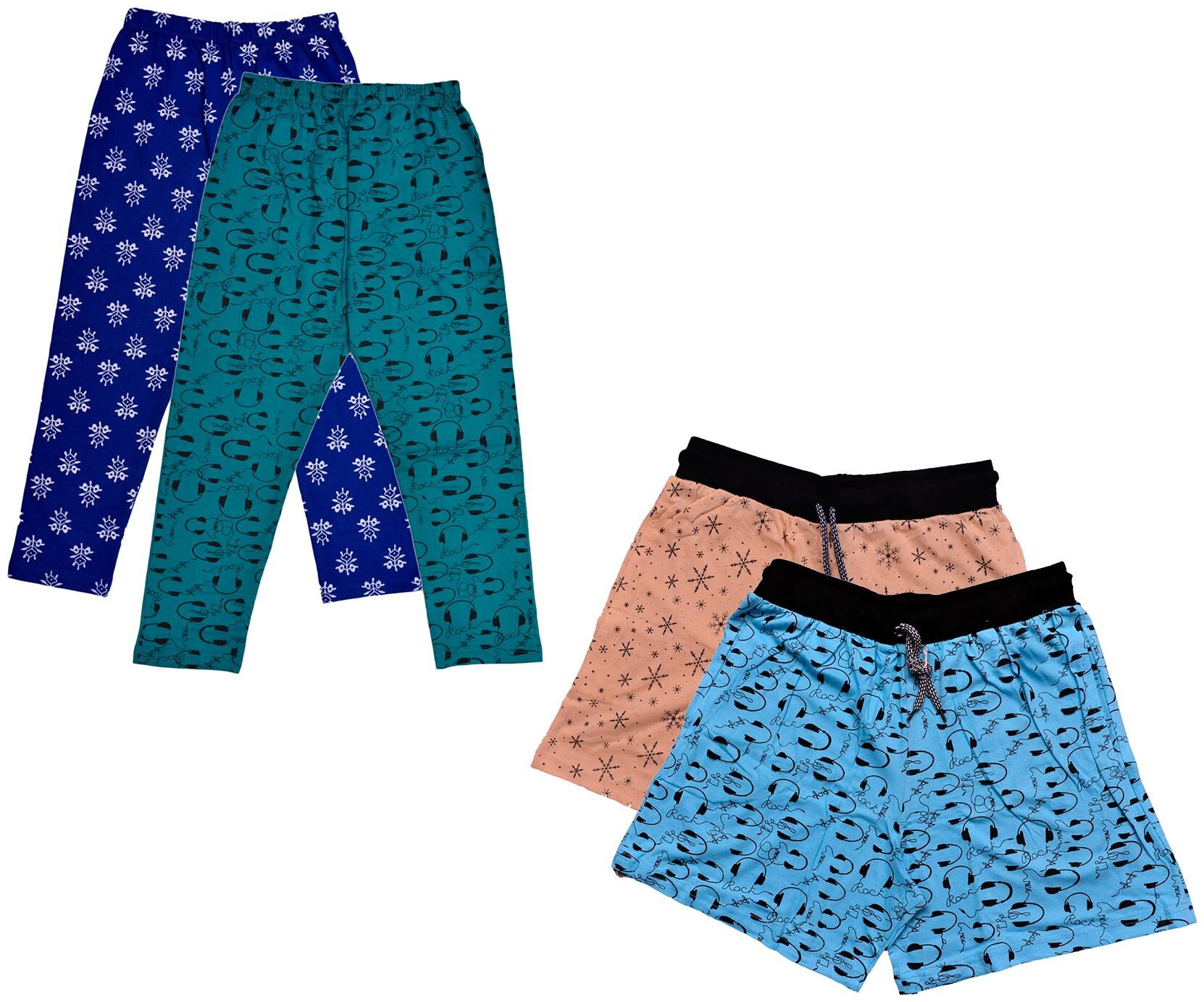 

Indiweaves Women Printed Regular shorts - Multi