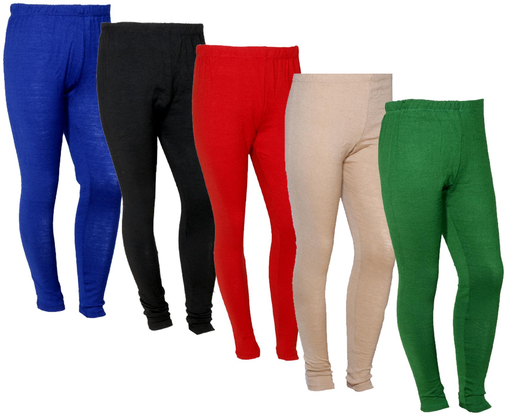 

IndiWeaves Women Warm Wollen Lycra Legging (Pack of 5)