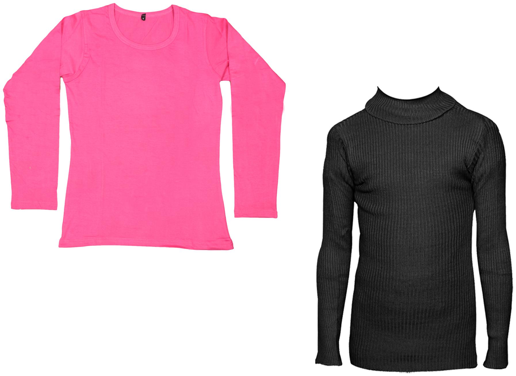 

Indiweaves Women Pink Regular fit Round neck Cotton T shirt