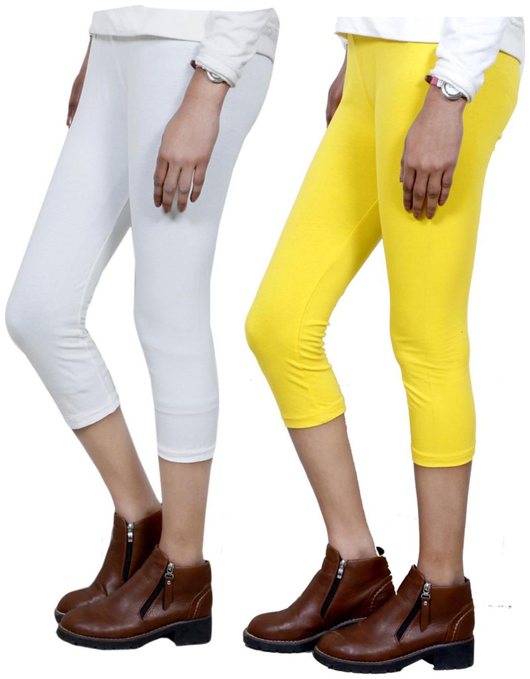 

IndiWeaves Women Cotton Capri Combo-2