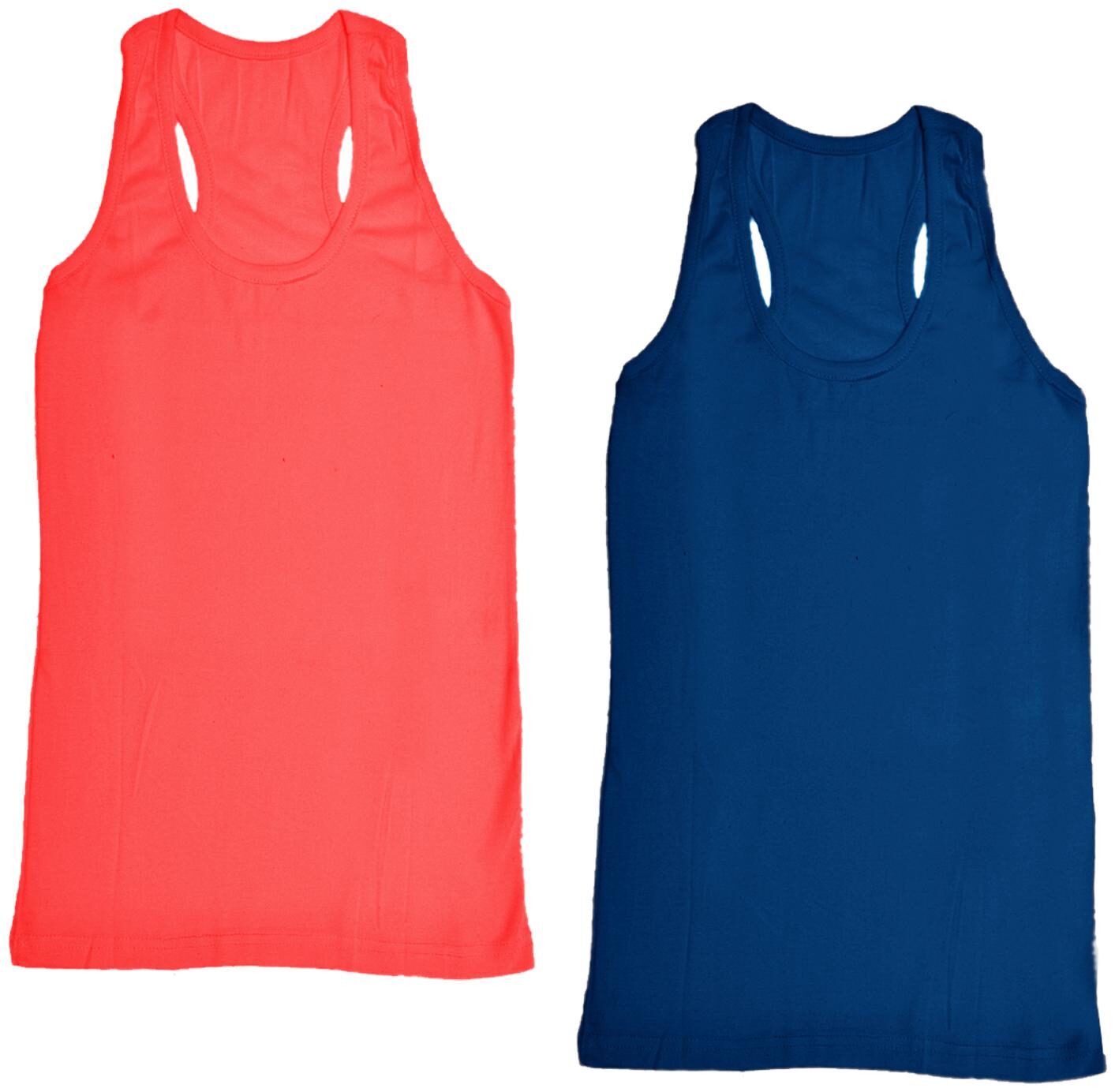 

Indiweaves Women Multi Regular fit Round neck Cotton Tank top