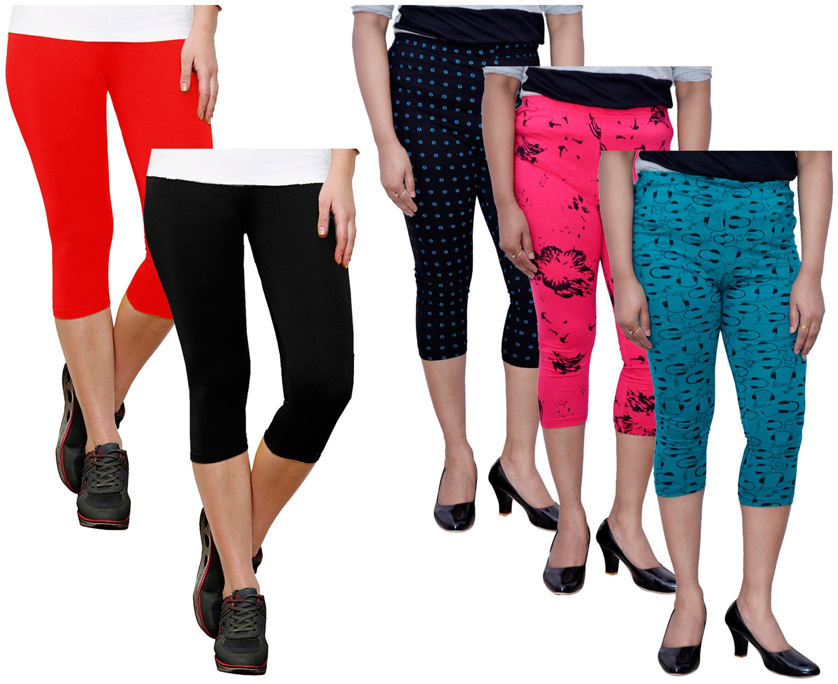 

Indiweaves Women Printed Regular capri - Multi
