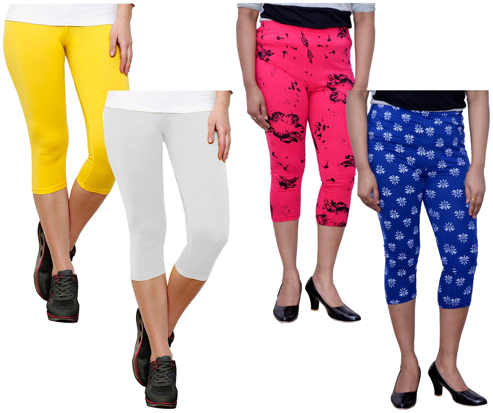 

Indiweaves Women Printed Regular capri - Multi