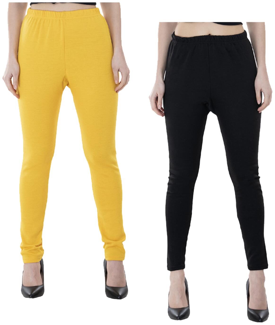 

IndiWeaves Women Warm Wollen Lycra Legging (Pack of 2)