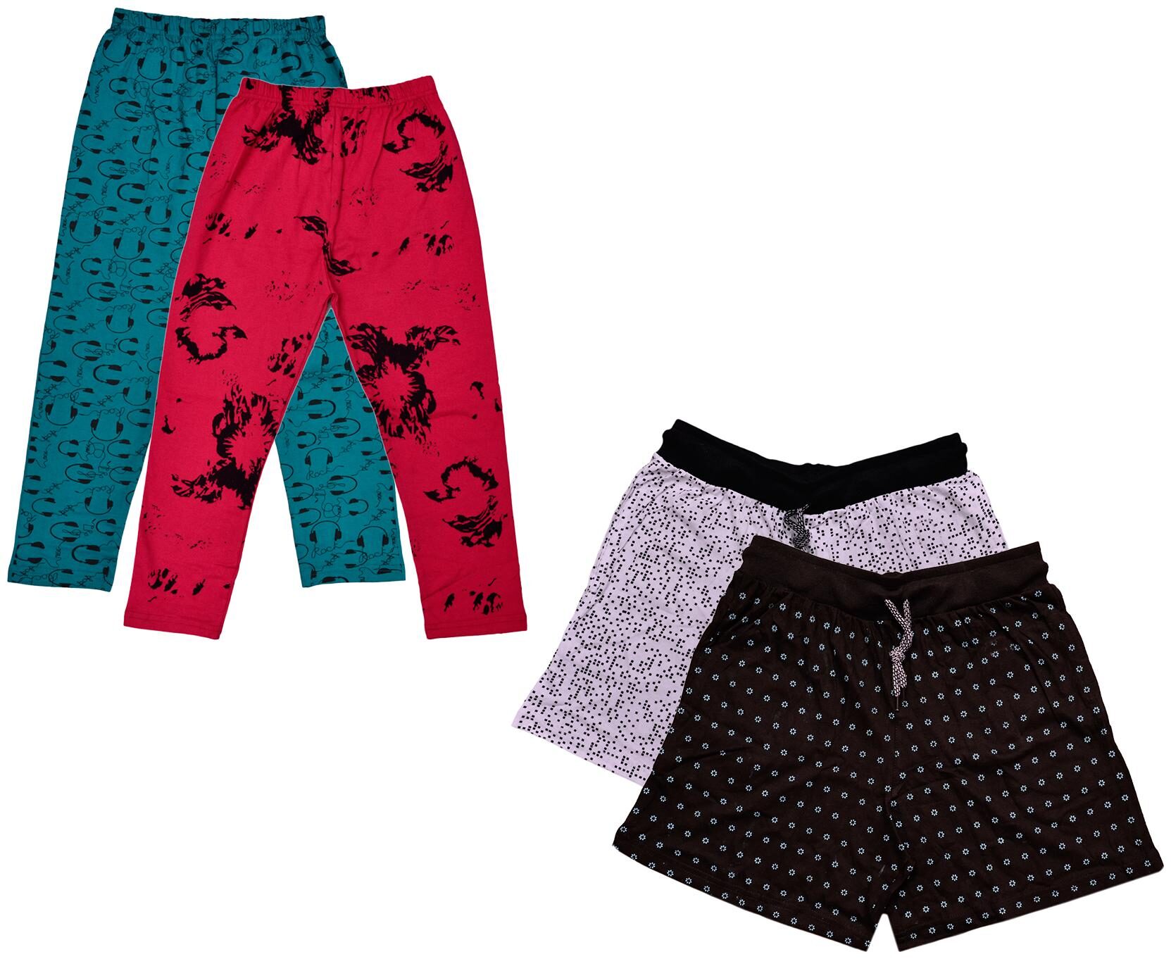 

Indiweaves Women Printed Regular shorts - Multi