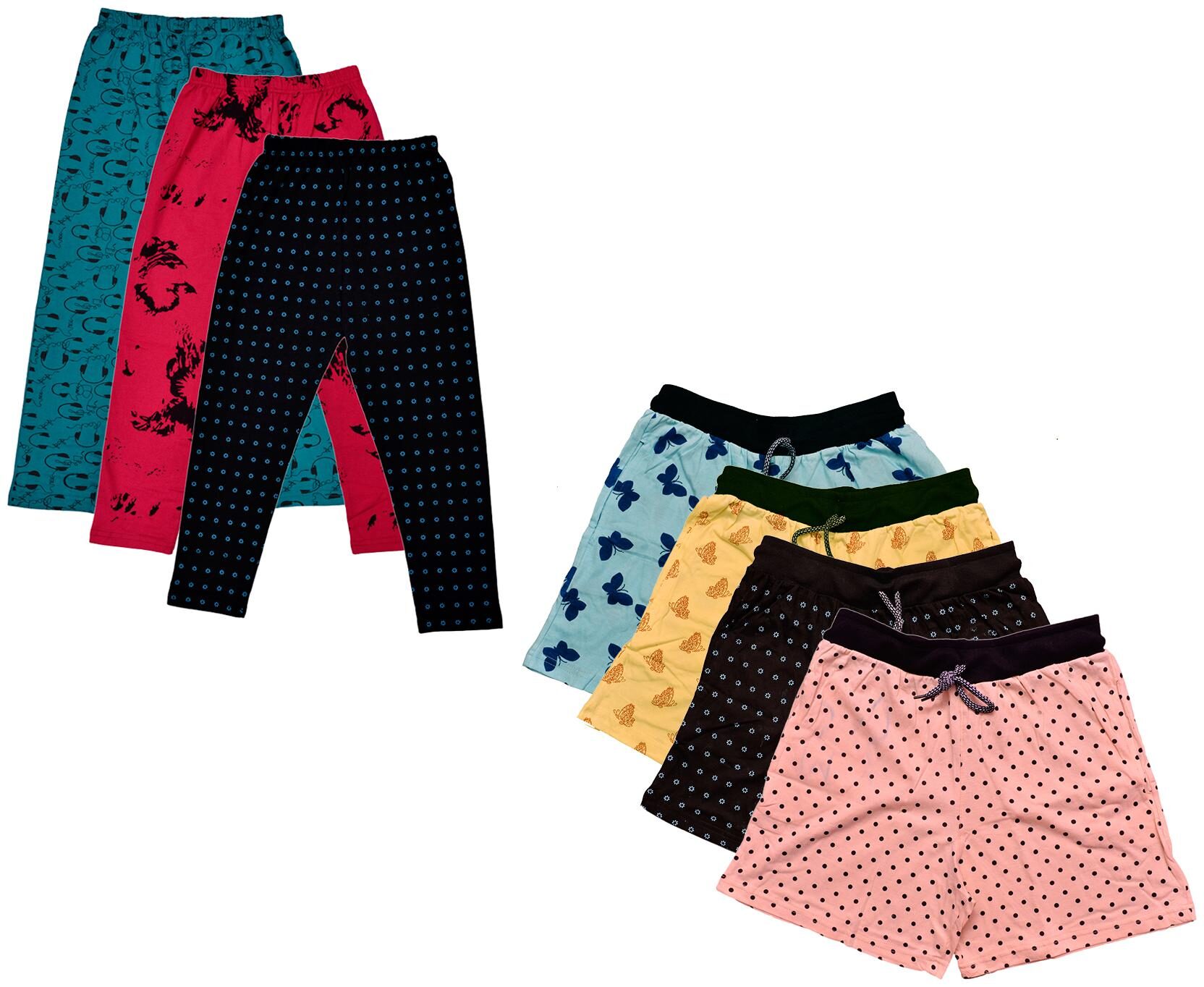 

Indiweaves Women Printed Regular shorts - Multi